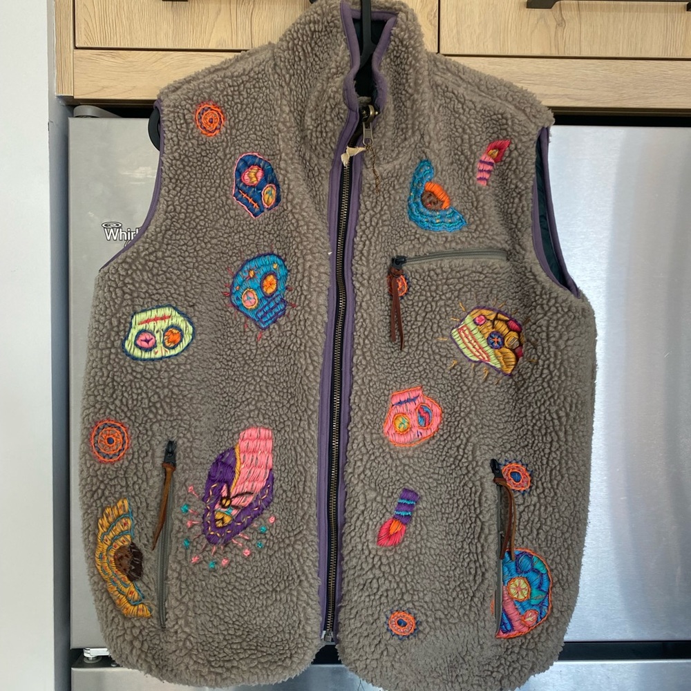 Kapital Skull Cross and Bones Vest